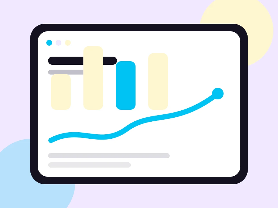Channel strategy notes beside a performance dashboard